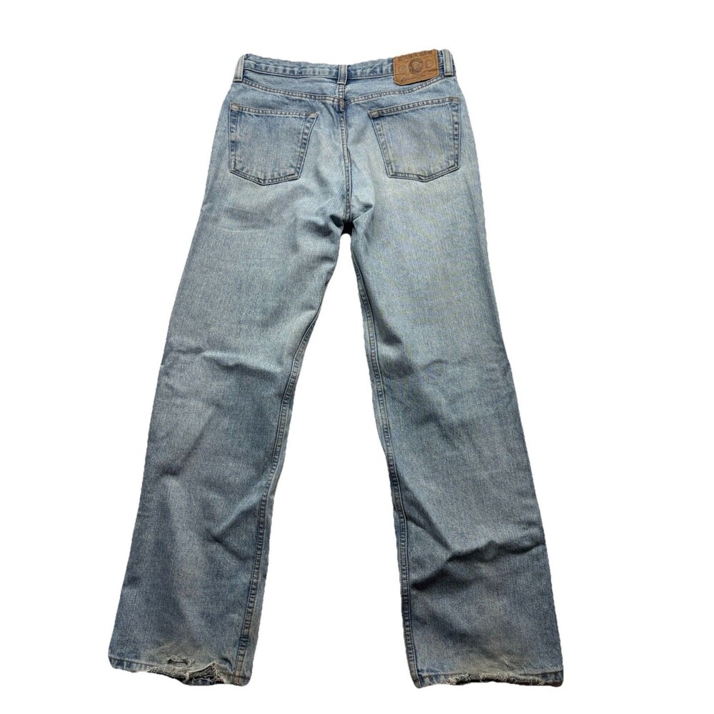 Eddie Bauer Relaxed Fit Authentic Denim Jeans Size 33 X 33 100% Cotton Work Pant